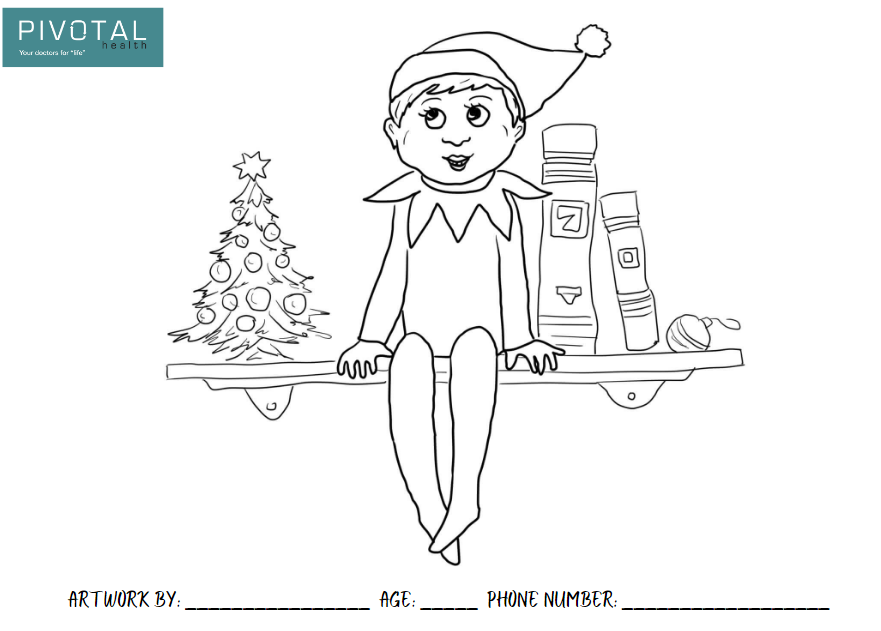 Christmas Colouring In Competition 2020 Pivotal Healthpivotal Health